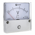 Вольтметр щитовой аналоговый на переднюю панель 0-500В калиброванный класс точности 2.5 EKF