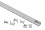 Профиль алюм для светодиод ленты накладной комплект 16х12мм 2м CAB261 ЭРА (1/5)