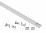 Профиль алюм для светодиод ленты накладной комплект 15х6мм 2м CAB262 ЭРА (1/5)