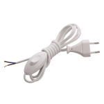 Выключатель для бра белый с сетевым кабелем IP20 Makel (1/20)