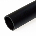 Труба гладкая жесткая d20 ПНД черная 1,5мм заливка бетоном Промрукав (100/100/100)