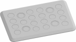 Фланцевая панель Глухая (сплошная) пластик 230x160 со штамповкой ABB TwinLine