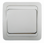 Выключатель 1кл с/у белый 2021-W CLASSICO IN HOME(1/10/200)