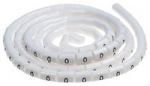 Маркеры на кабель, круглые, цифра 0, внутр. диам. 5,1мм (100шт) Hyperline OM-5.5-0