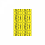 Наклейка знак электробезопасности «380 В» 15х50 мм REXANT (100/100/100)