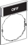 Табличка для приборов цепей управления выключить (off), прочее 30x40x22 SE _