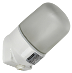Светильник термостойкий для бани и сауны +130С IP54 60Вт наклон белый НПБ 450-4 TERMA GENERICA