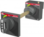 Рукоятка для силового выключателя для выключателя-разъединителя черная с осью-переходником для аварийной остановки ABB