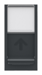 Накладка/вставка для подкл. ср-в связи и выч. техники с/у rj45 8(8) пластик антрацит IP20 SE Unica NEW