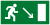 Знак эвакуационный E 07 "Направление к эвакуационному выходу направо вниз" 150х300 мм, пластик с покрытием фотолюминесцентным ГОСТ Р 12.4.026-2001 EKF