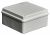 Коробка открытой установки настенно-потолочная 100x100x50мм пластик серый с крышкой IP55 ABB LUCA пластиковые боксы