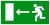 Знак "Направление к эвакуационному выходу налево" 150х300мм EKF PROxima
