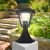 ЭРА Светильник садово-парковый 4гран черный напольный 29см E27 IP44(У1) НТУ 07-40-001 «Валенсия» (8/72)