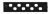 Hyperline FO-FP-W140H42-8FC/ST-BK Лицевая панель (модуль) для установки 8-FC(ST), черная