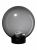 Светильник НТУ 03- 60-202 шар d=200 мм IP54 (дымчатый ПММА, основание плоское ПК, Е27) TDM