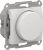 Светорегулятор 400Вт поворотно-нажимной с/у белый механизм Glossa Schneider Electric