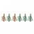 Деревянные прищепки «Новогодняя ель» 14.5x4.5x1.6 cм, 6 шт. NEON-NIGHT