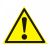 Наклейка знак безопасности «Внимание. Опасность» 150х150х150 мм REXANT (10шт)