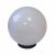 НТУ 02-60-201 ЭРА Светильник садово-парковый, шар белый призма D=200 mm (6/90)