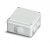 Коробка открытой установки настенно-потолочная 100x100x50мм пластик серый с крышкой IP55 ABB LUCA пластиковые боксы