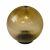 НТУ 02-60-203 ЭРА Светильник садово-парковый, шар золотистый призма D=200 mm (6/90)