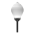 Светодиодный светильник VARTON парковый Omni-R торшерный 40 Вт 4000 K RAL9005 черный муар