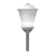 Светодиодный светильник VARTON парковый Omni-T торшерный 40 Вт 3000 K RAL7045 серый муар