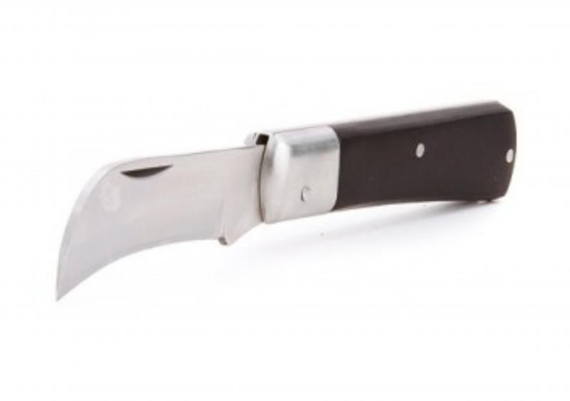 Нож монтерский складной с изогнутым лезвием: купить в Краснодаре можно на нашем сайте